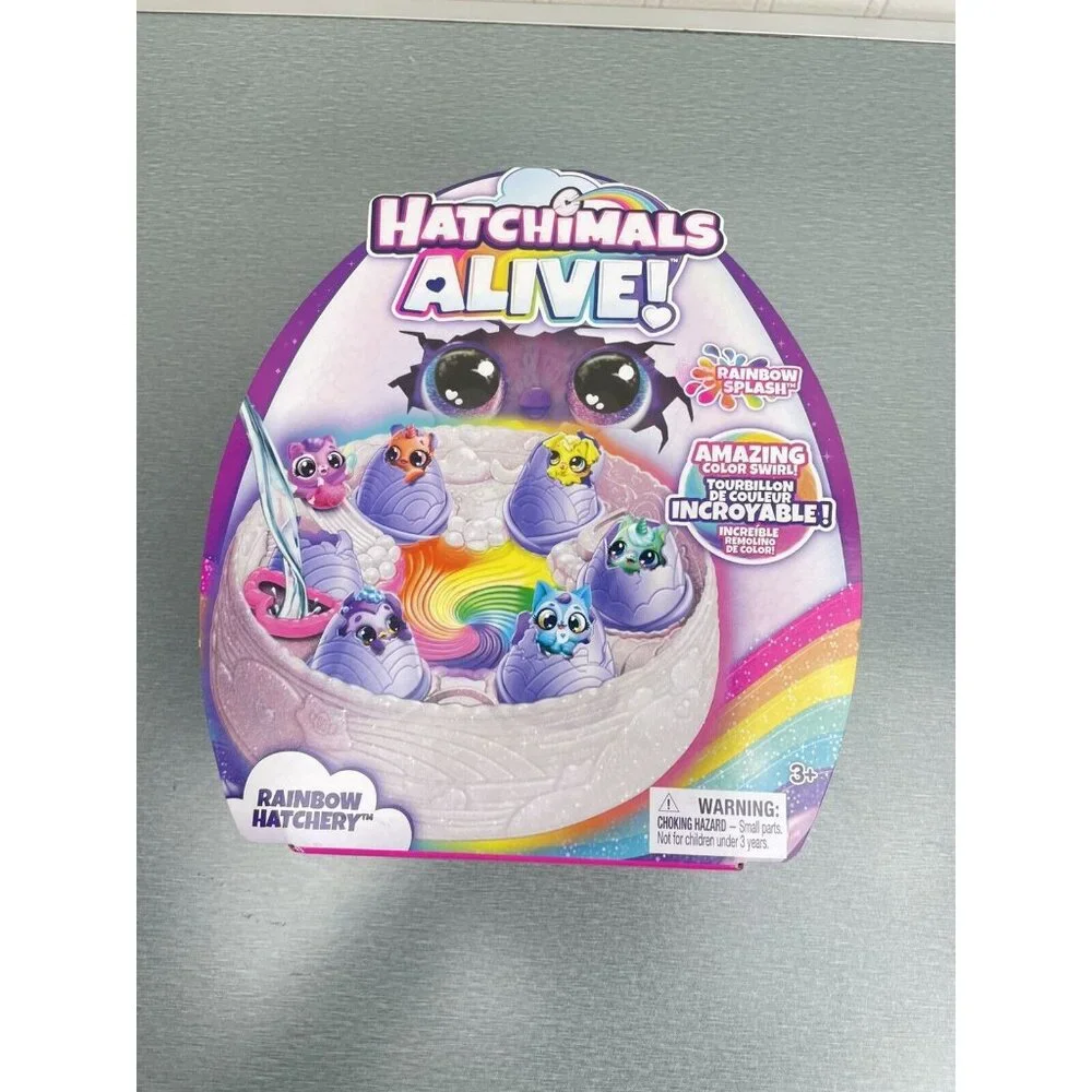 Hatchimals Alive Rainbow Hatchery Water Change Color 6 Characters